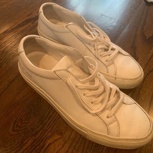 Common Projects women’s size 37 sneakers in white.